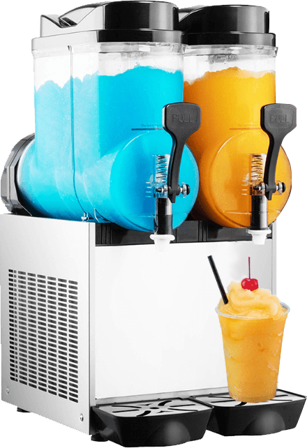 Two-bowl slushie machine included in the summer special