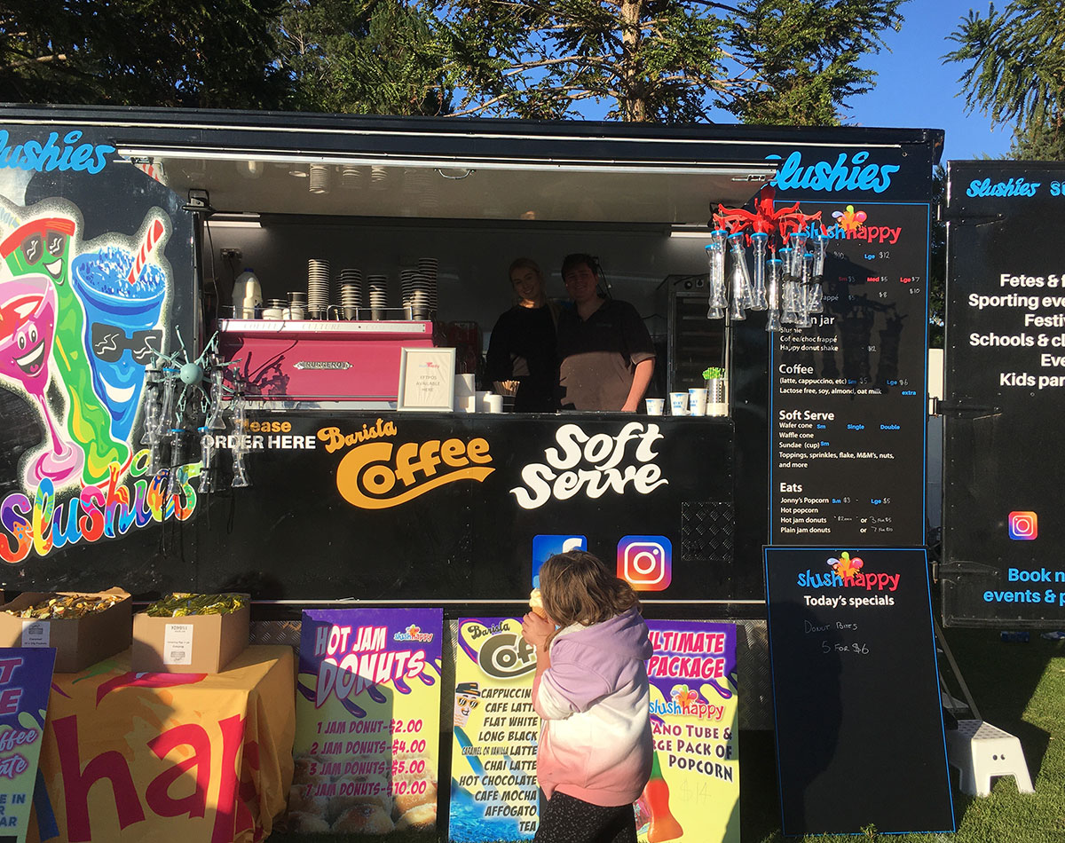 Slush Happy serving at an event