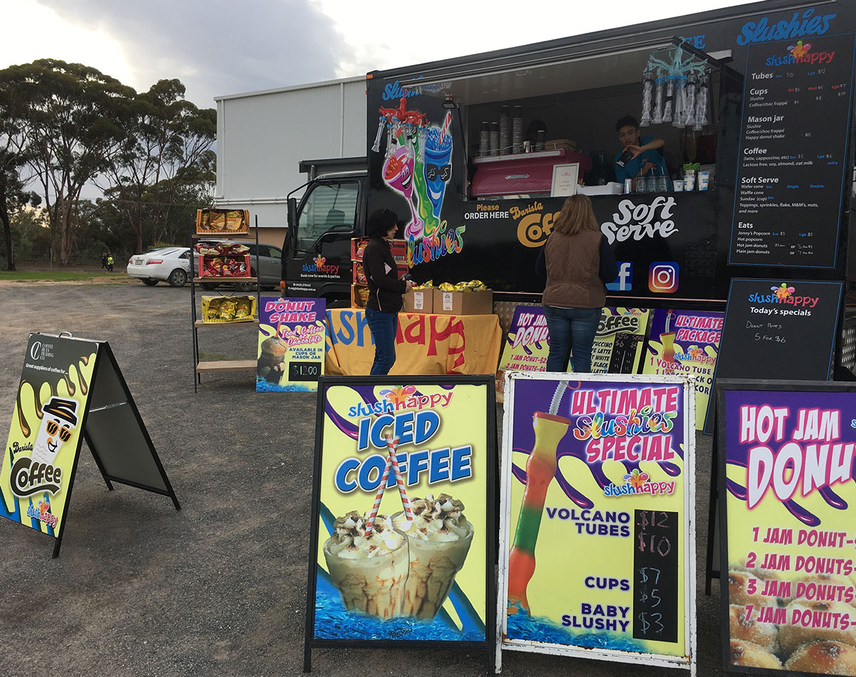 Slush Happy event setup