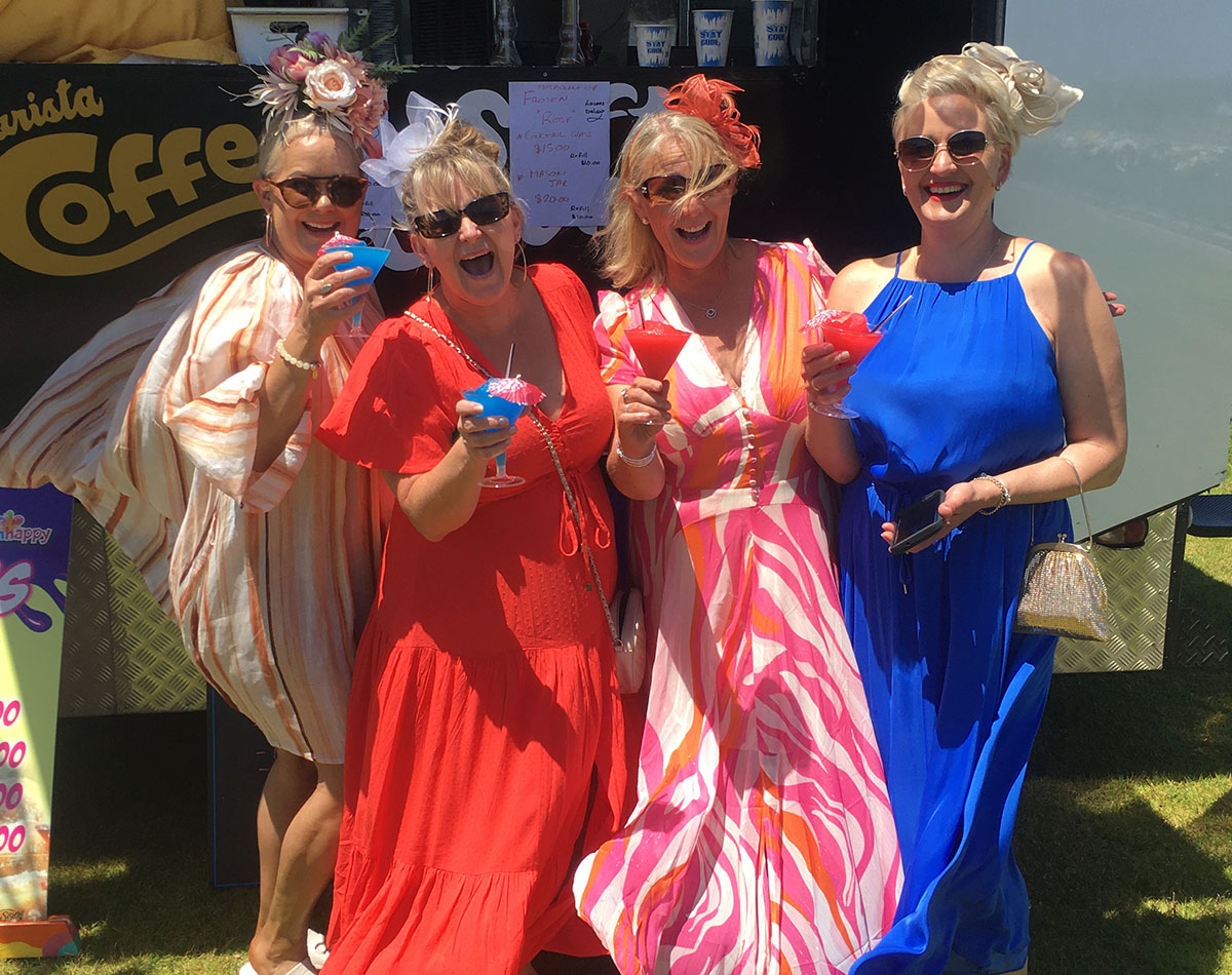 Guests enjoying a Slush Happy event